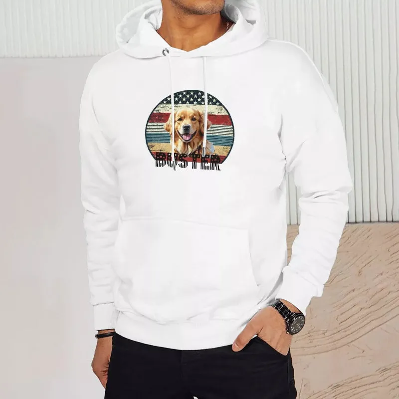 Custom Pet Portrait Hoodie-Star