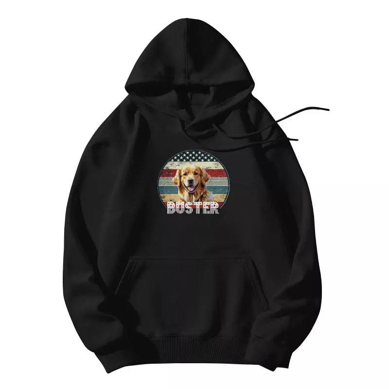 Custom Pet Portrait Hoodie-Star