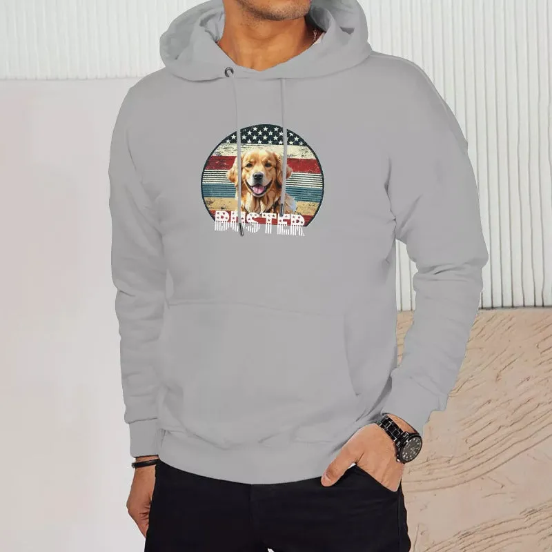 Custom Pet Portrait Hoodie-Star