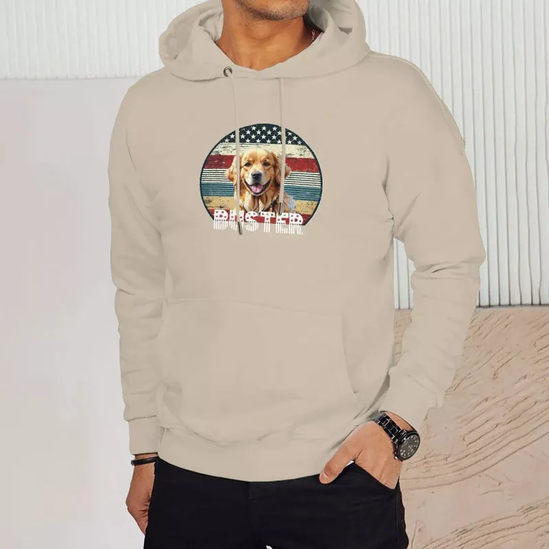 Custom Pet Portrait Hoodie-Star