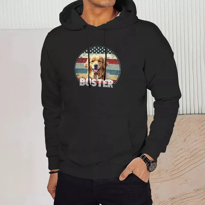 Custom Pet Portrait Hoodie-Star