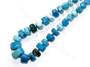 Dark Sea Blue Uncut Agate Stones
