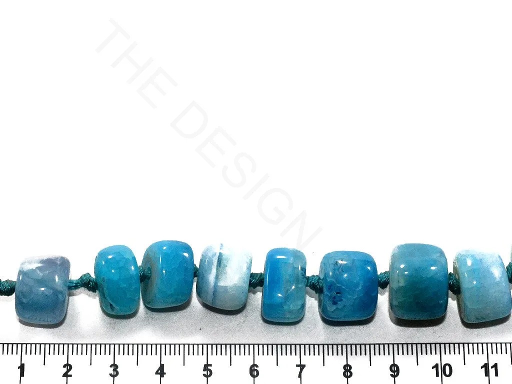 Dark Sea Blue Uncut Agate Stones
