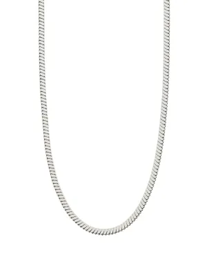 DOMINIQUE Recycled Necklace - Silver Plated