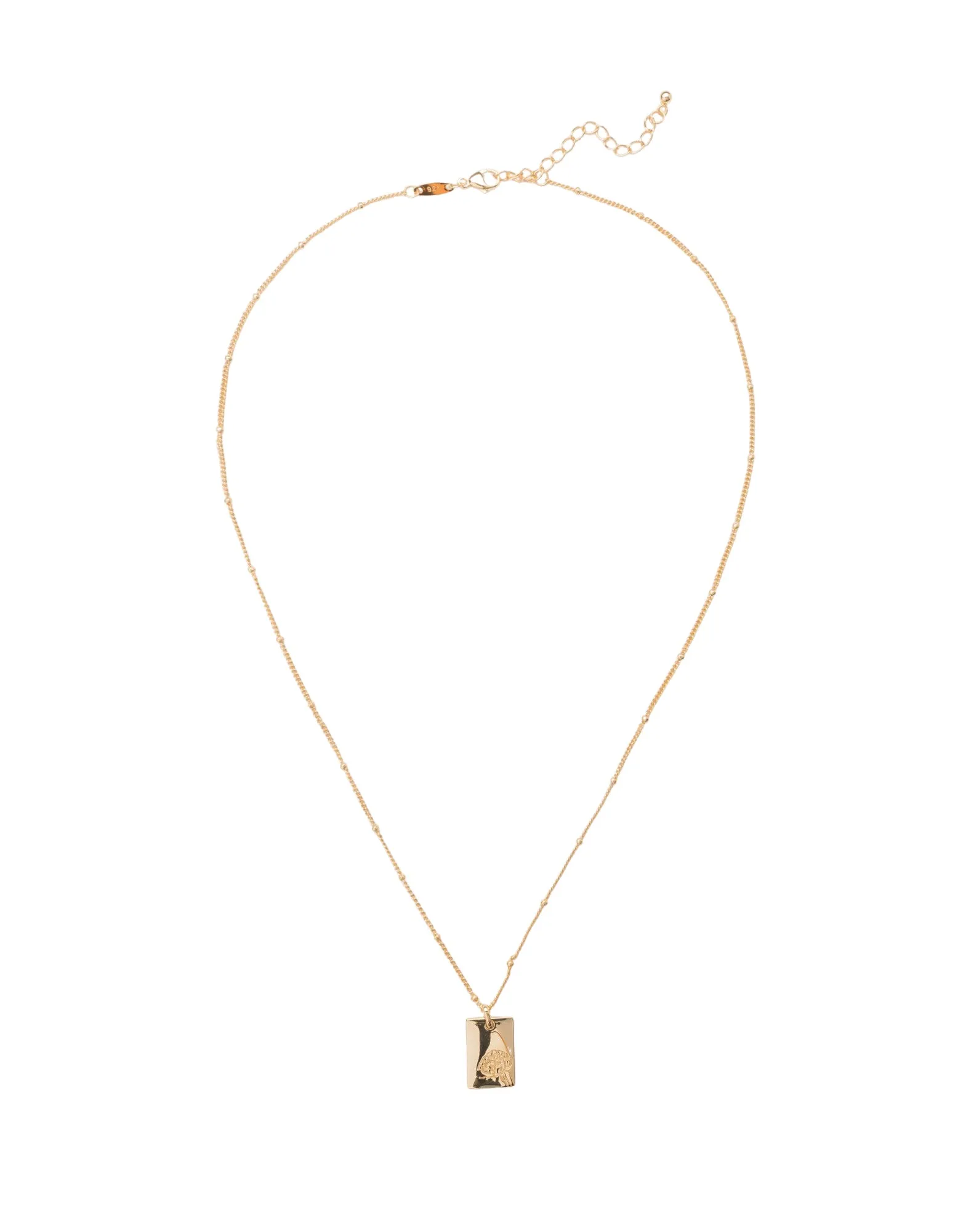 Elly Lou June Flower Necklace- Gold