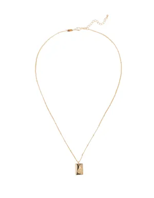 Elly Lou June Flower Necklace- Gold