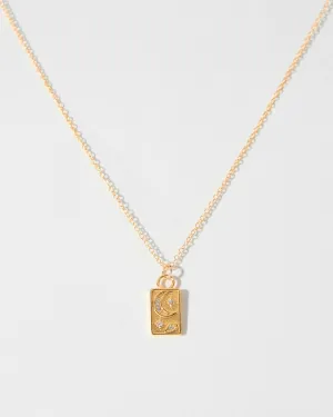 ENGRAVED LUCKY NECKLACE