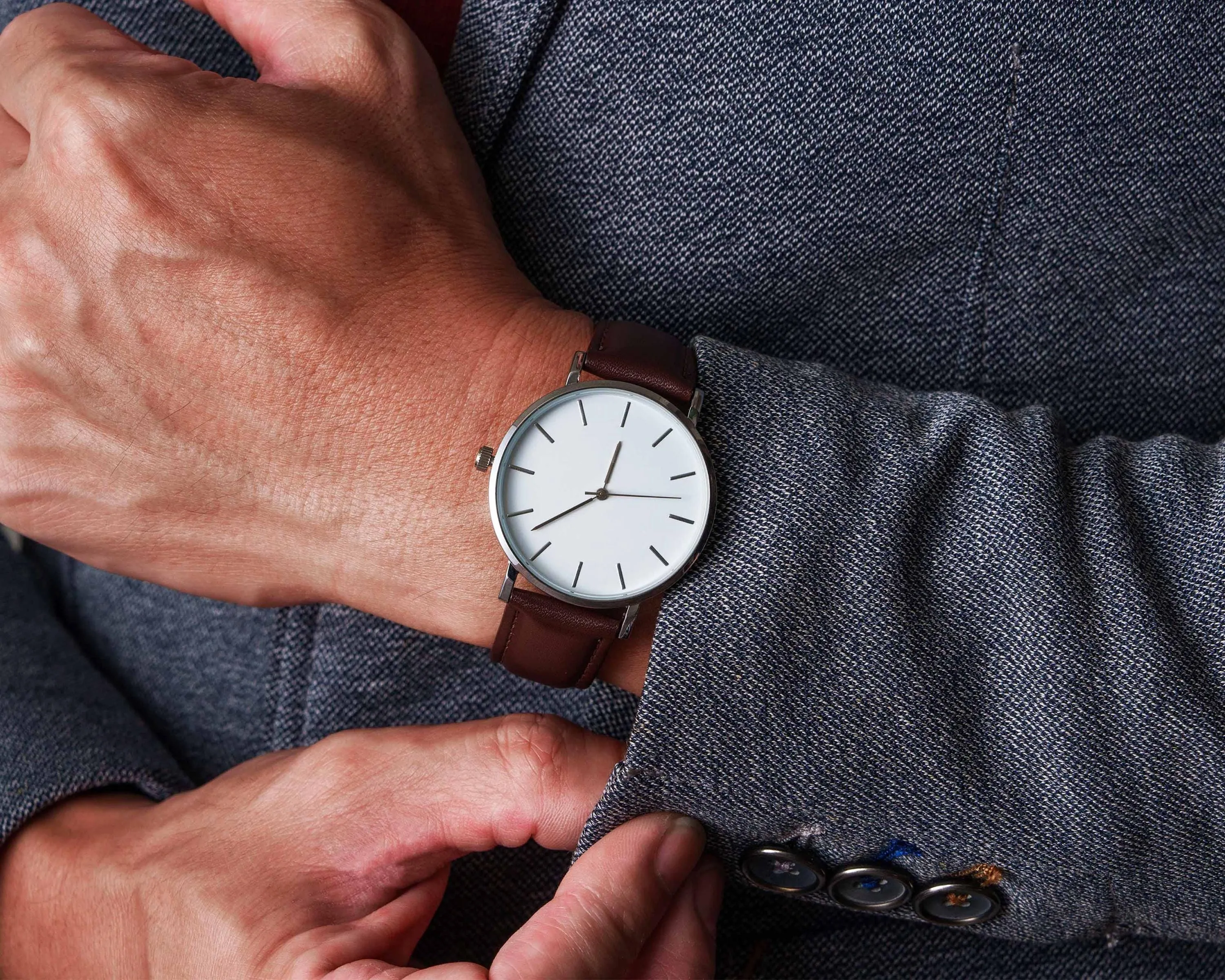 Engraved Metal Watch