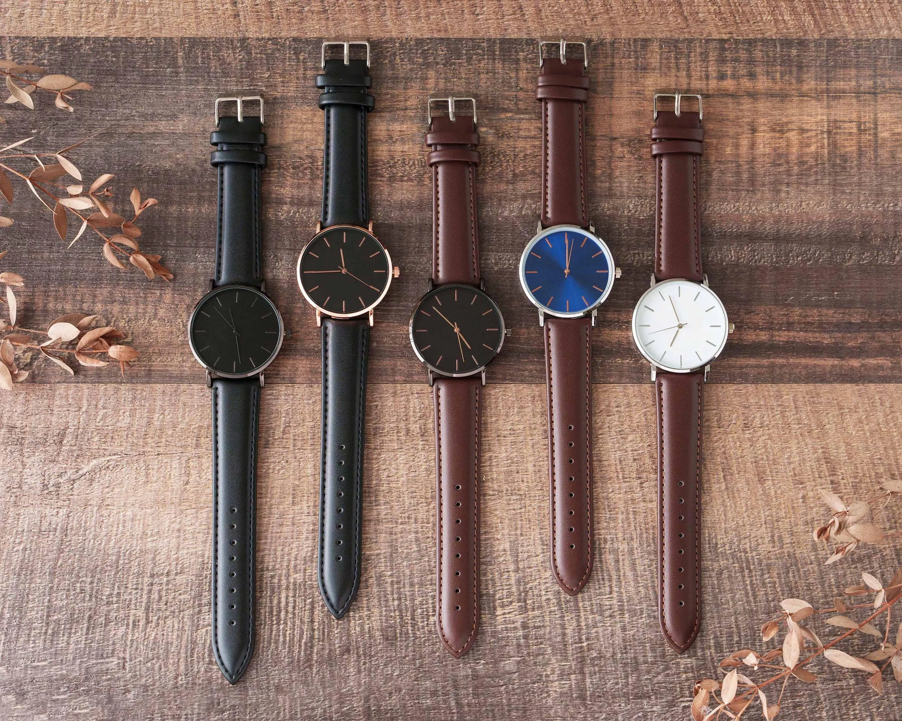 Engraved Metal Watch
