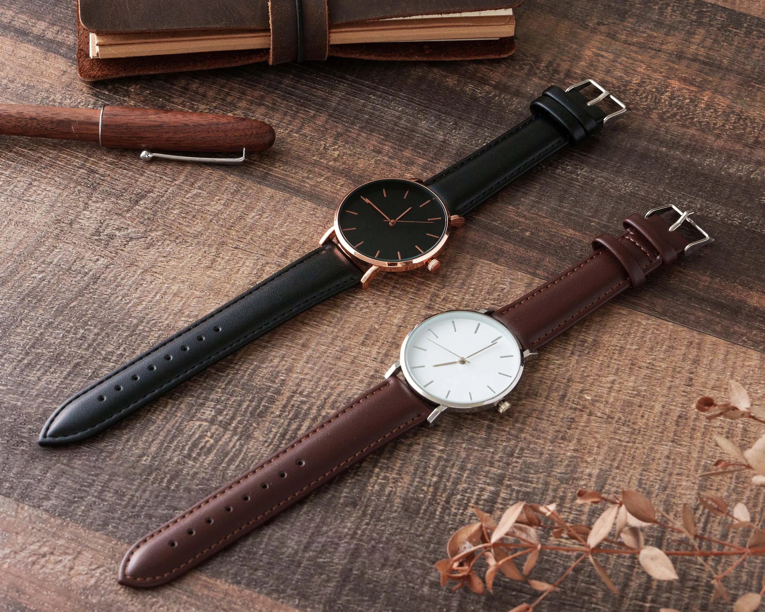 Engraved Metal Watch