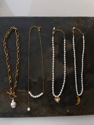 Essential Freshwater Pearl Pendant Necklace Collection