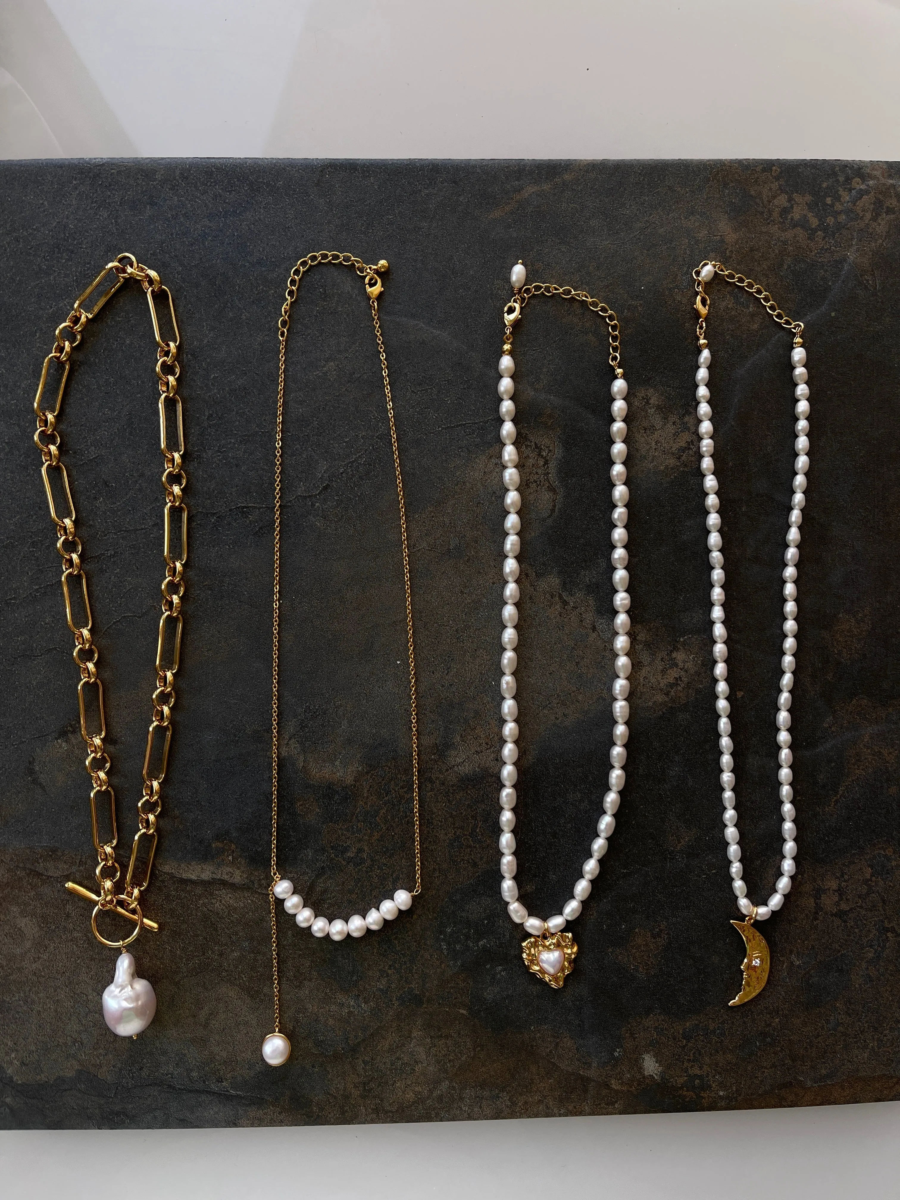 Essential Freshwater Pearl Pendant Necklace Collection