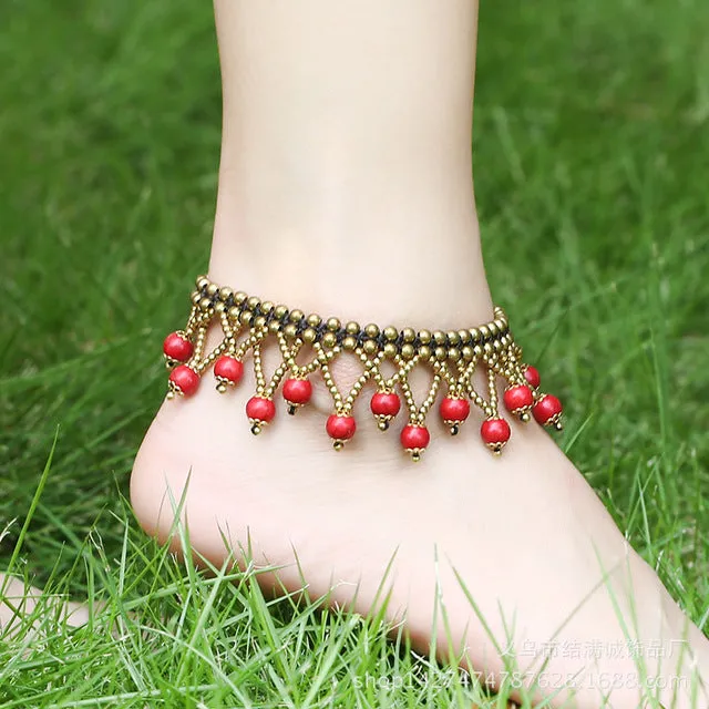 European and American Bohemian Retro Female Anklet