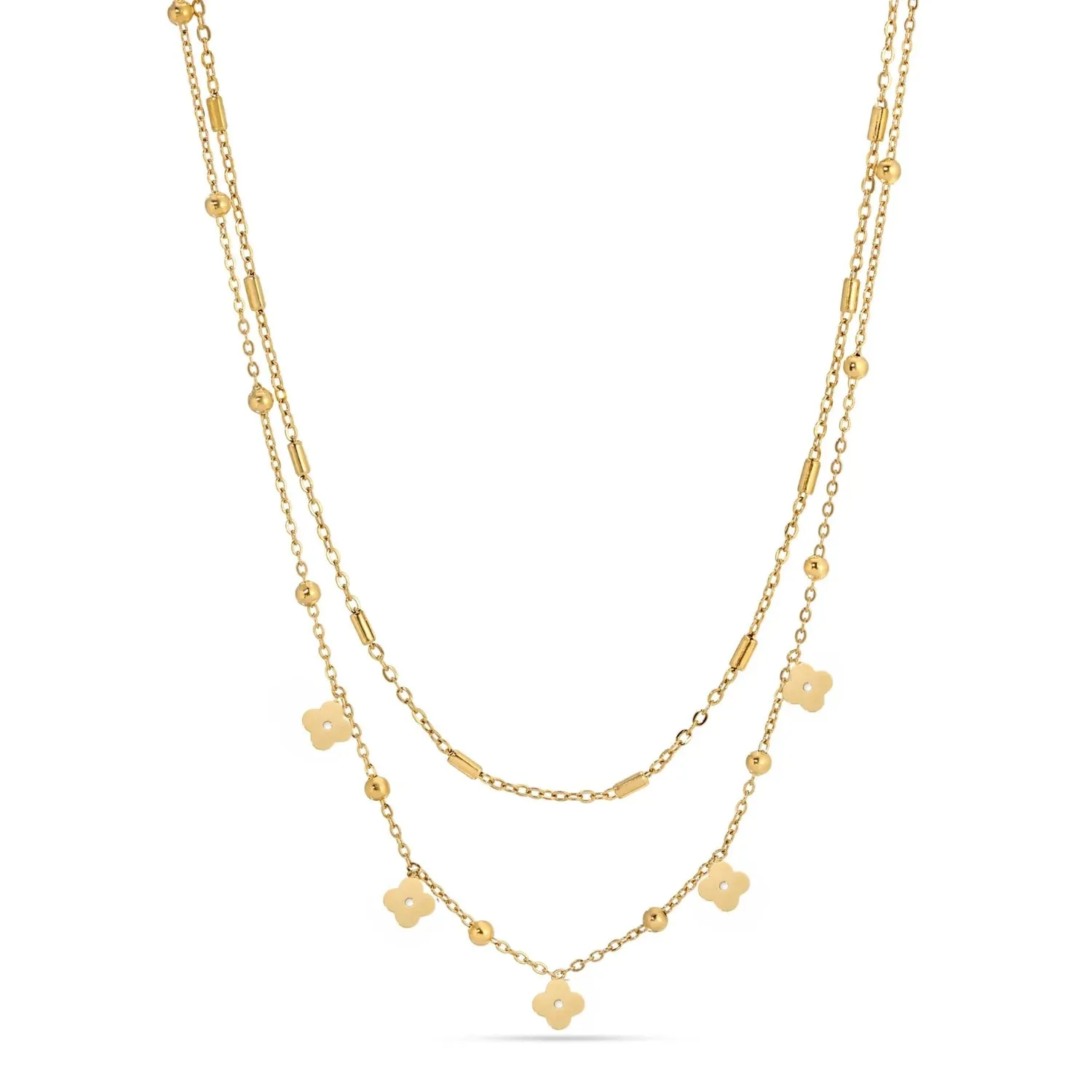 Floral Layered Necklace