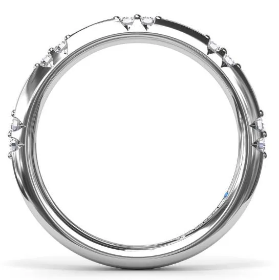 Flush Setting Diamond Band