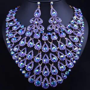 Full Rhinestones Wedding Necklace