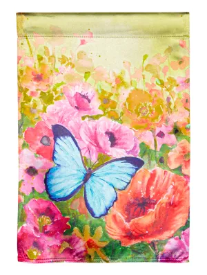 Garden Flag - Butterfly Sunset Lustre