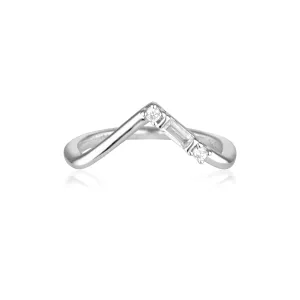 Georgini The Layered Edit Sterling Silver Tiga Ring