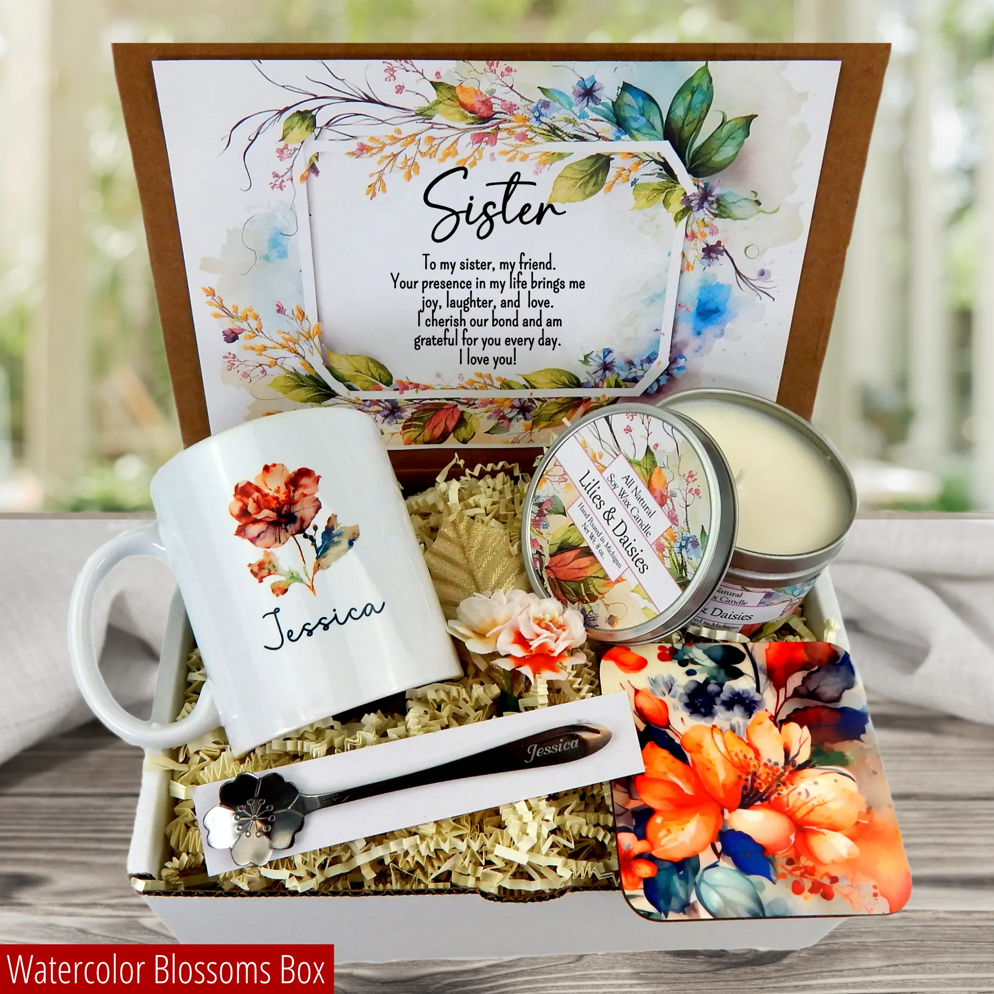 Gift for Sisters Birthday - Meaningful Sister Care Package