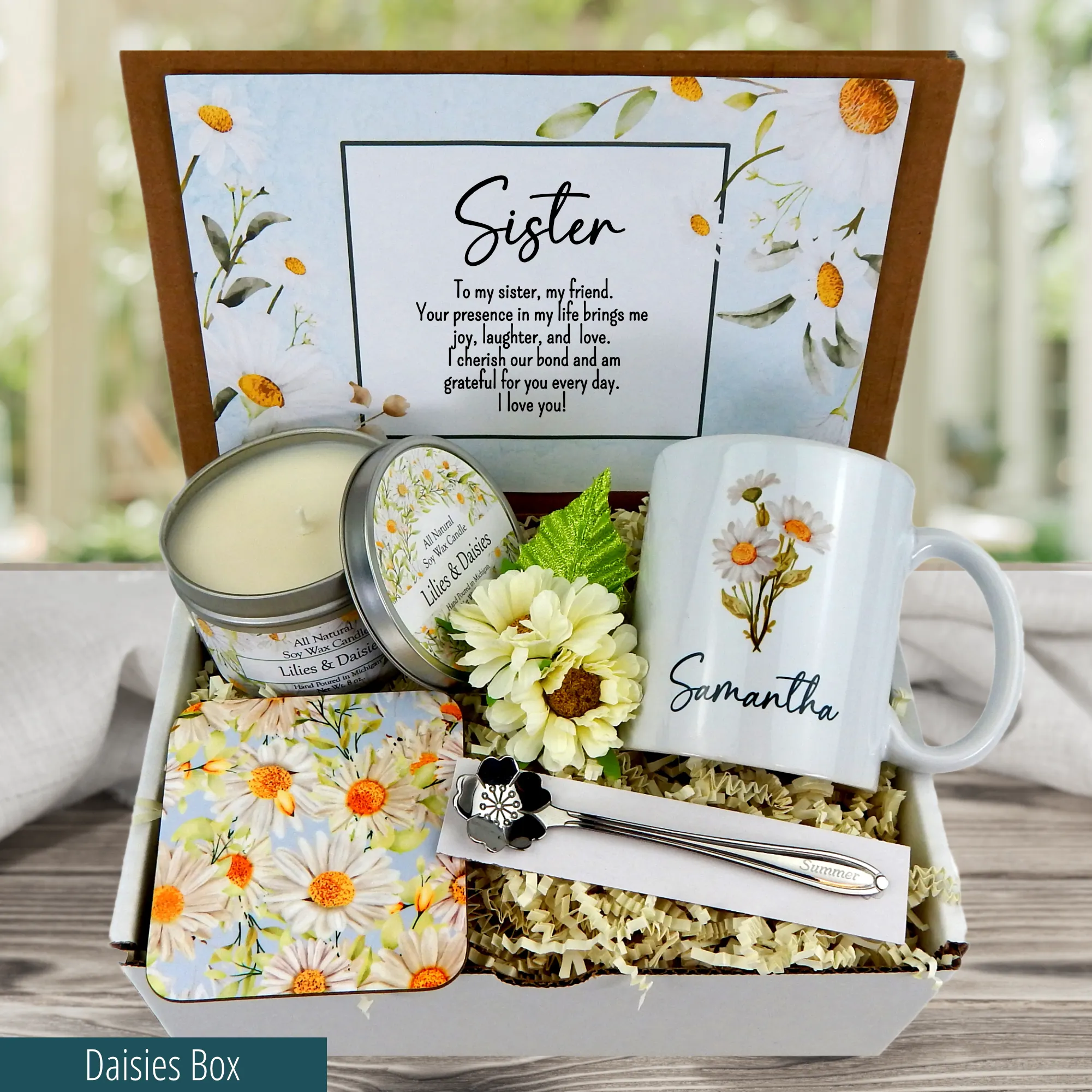 Gift for Sisters Birthday - Meaningful Sister Care Package