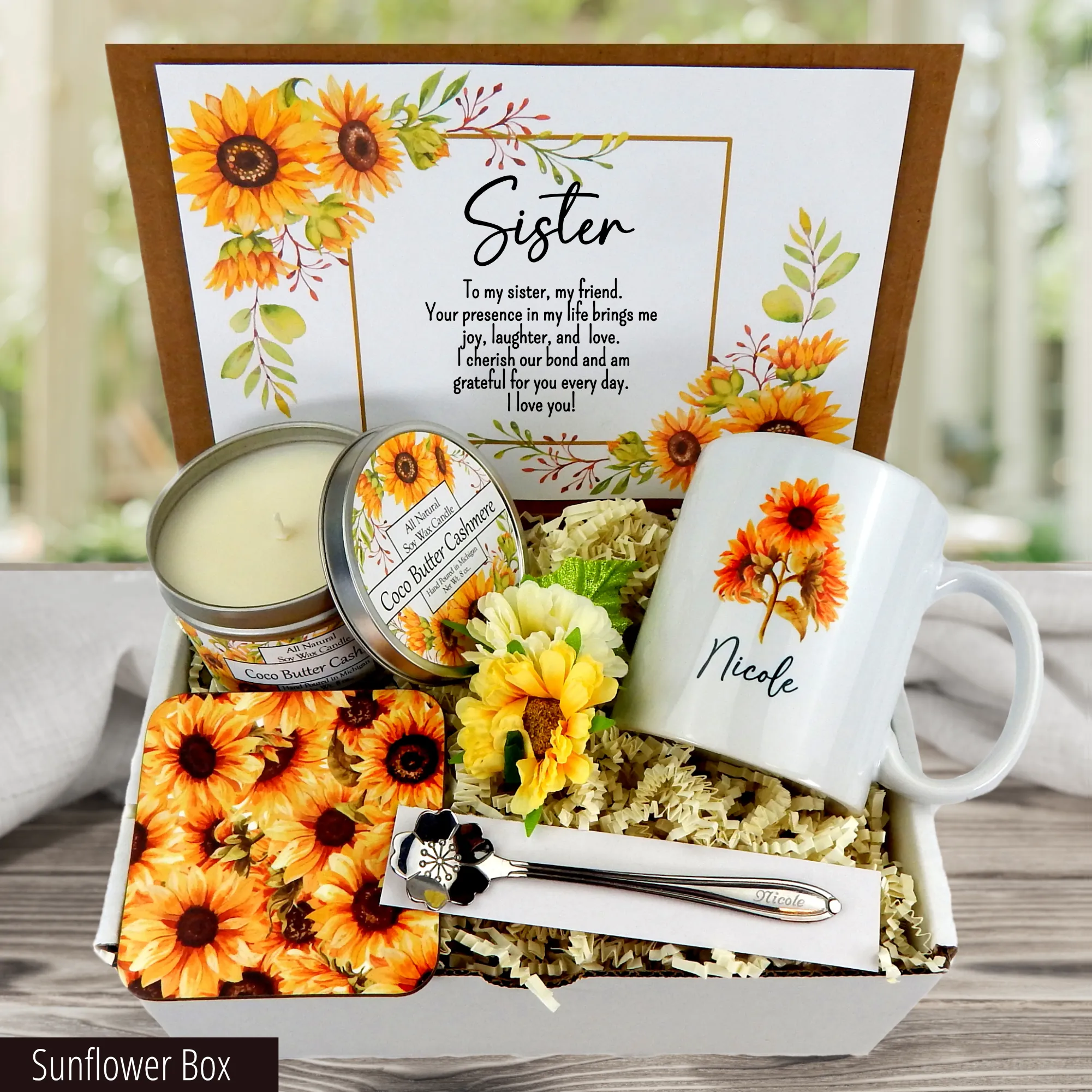Gift for Sisters Birthday - Meaningful Sister Care Package