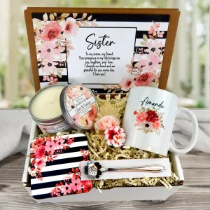 Gift for Sisters Birthday - Meaningful Sister Care Package