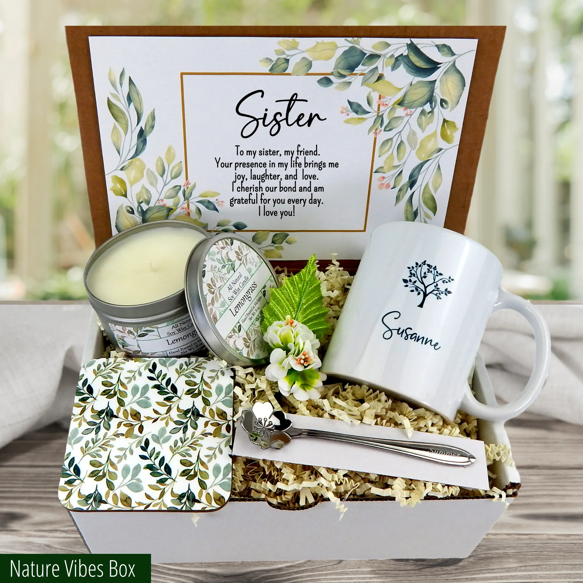 Gift for Sisters Birthday - Meaningful Sister Care Package
