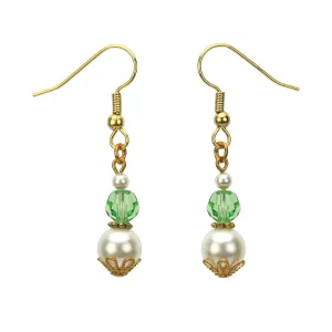 Gold August Birthstone Earrings