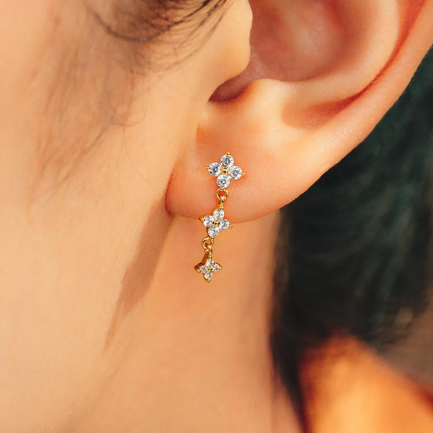 Gold Soraya Studs
