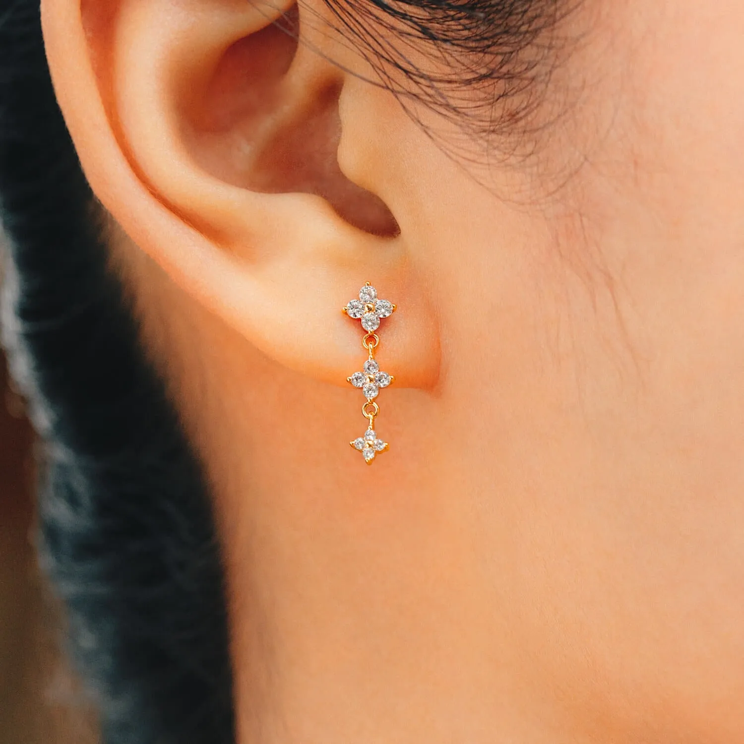 Gold Soraya Studs