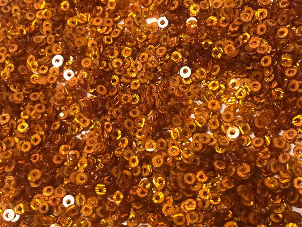 Golden Lustre Circular Sequins