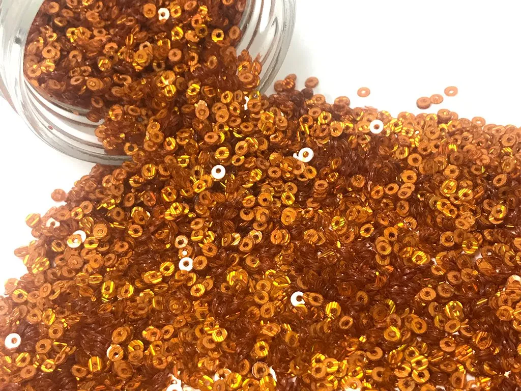 Golden Lustre Circular Sequins