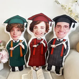Graduation Custom Face - Personalized Photo Custom Shaped Pillow