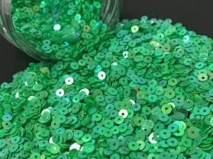 Green Lustre Circular Sequins(Wholesale)