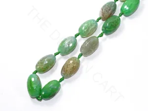 Green Oval Agate Stones