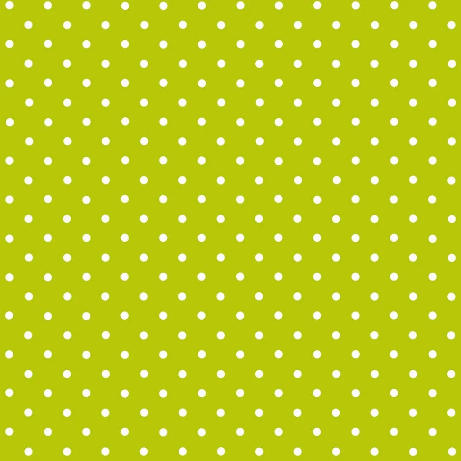 Green Polka Dot Vinyl (450mm/2m, Self-Adhesive)