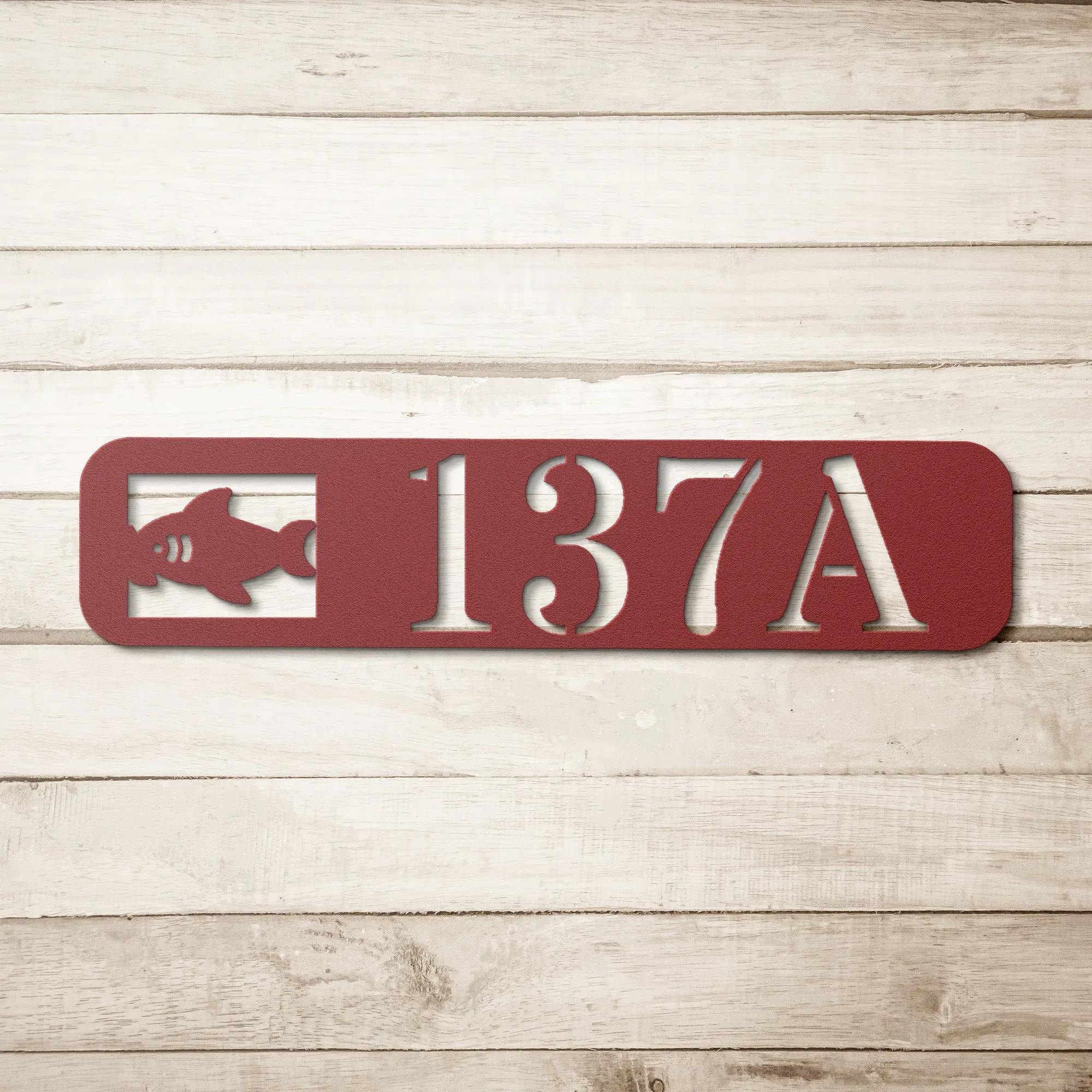 Hammerhead Shark Custom Address Sign