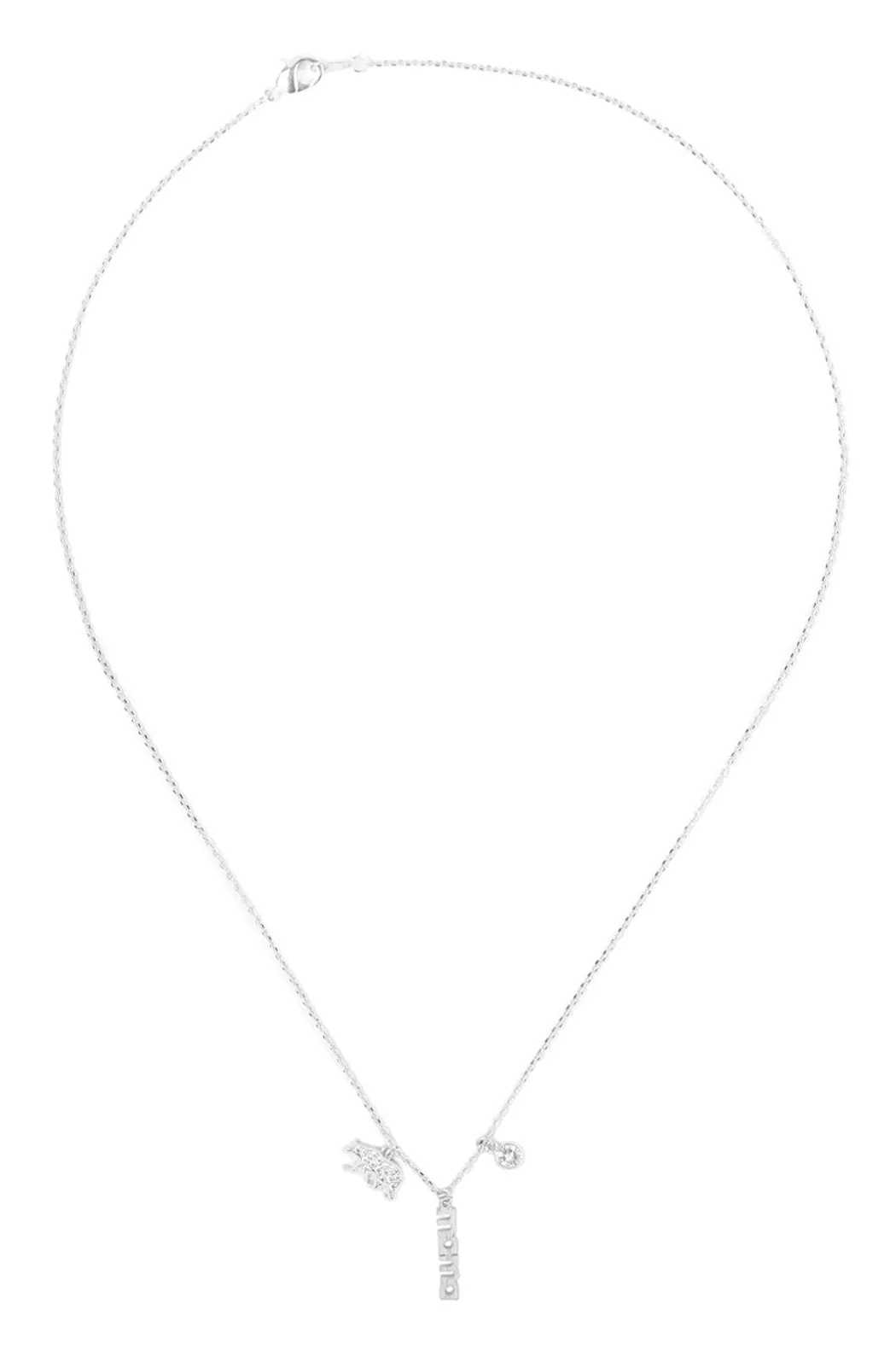Hdnfn378 - Mama Bear Zirconia Necklace