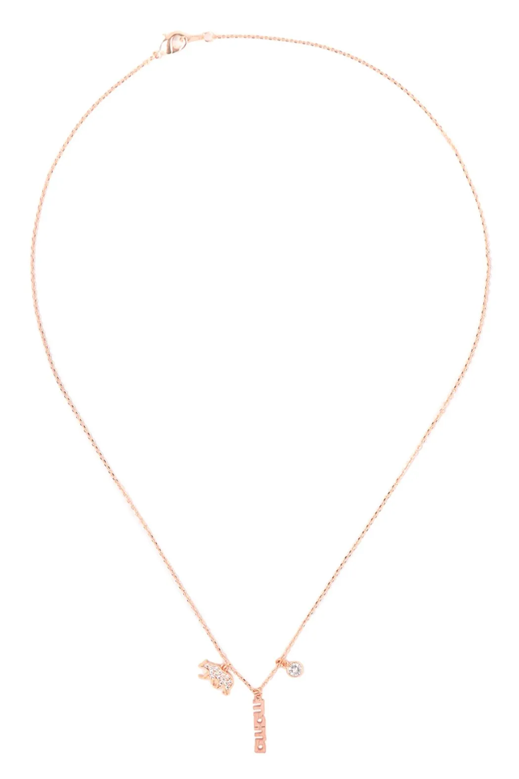Hdnfn378 - Mama Bear Zirconia Necklace
