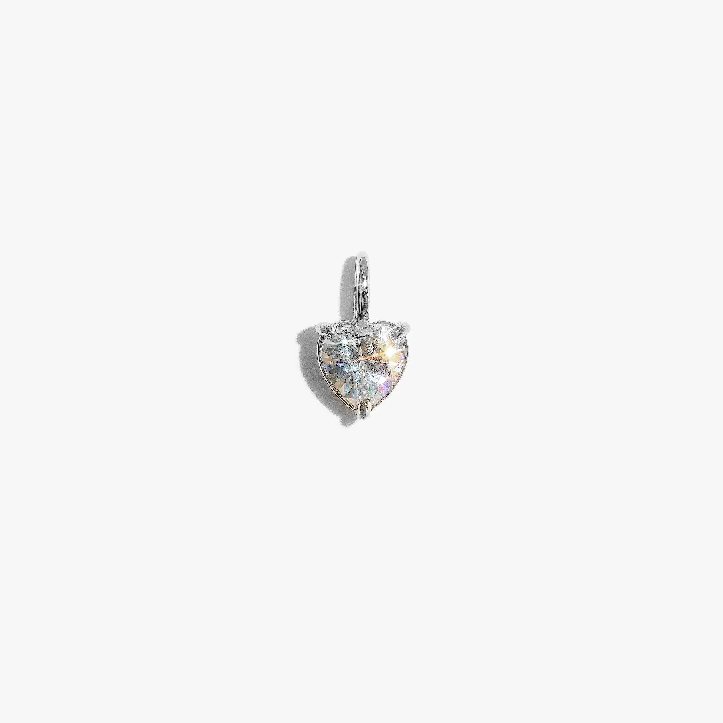 Heart Pronged Pendant - (Single)