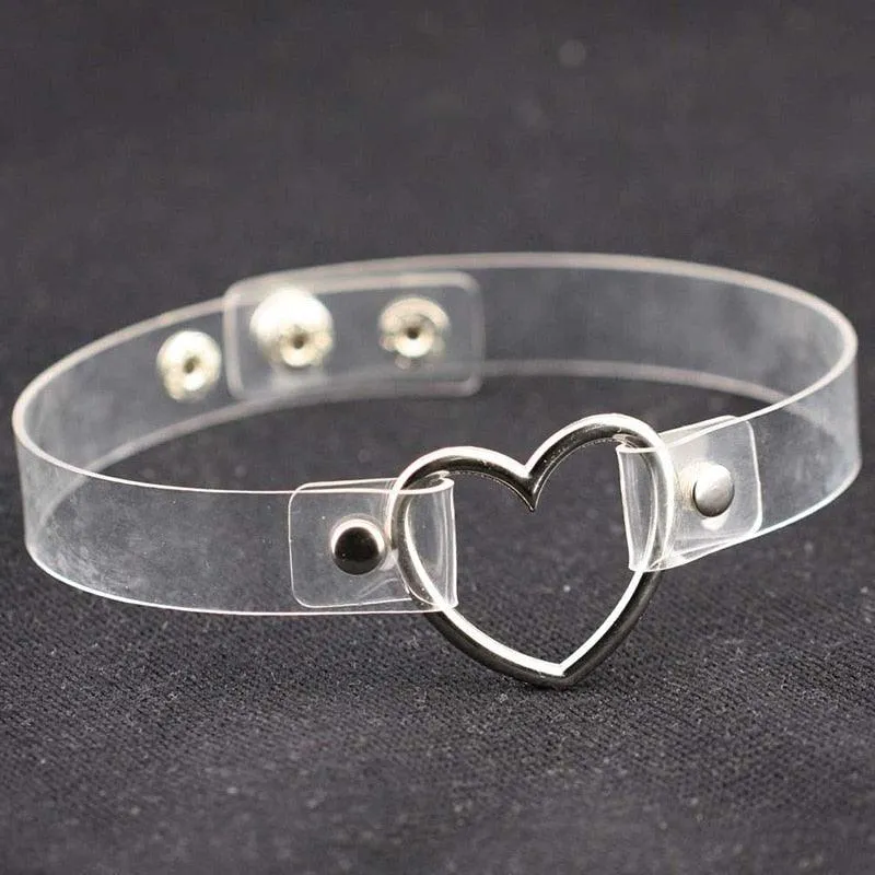 Hot Punk Harajuku Collar Choker Necklace Kit head PU Leather Choker Punk Goth  Handmade Neck Bracelet animal Jewelry wholesale