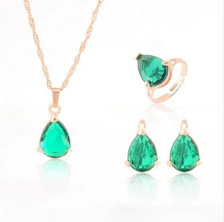 Jewelry sets african bridal gold color necklace