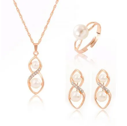 Jewelry sets african bridal gold color necklace