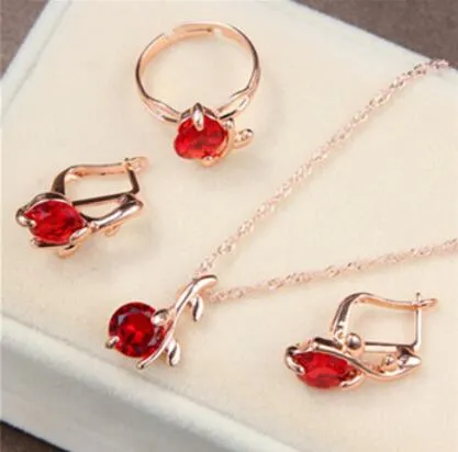 Jewelry sets african bridal gold color necklace