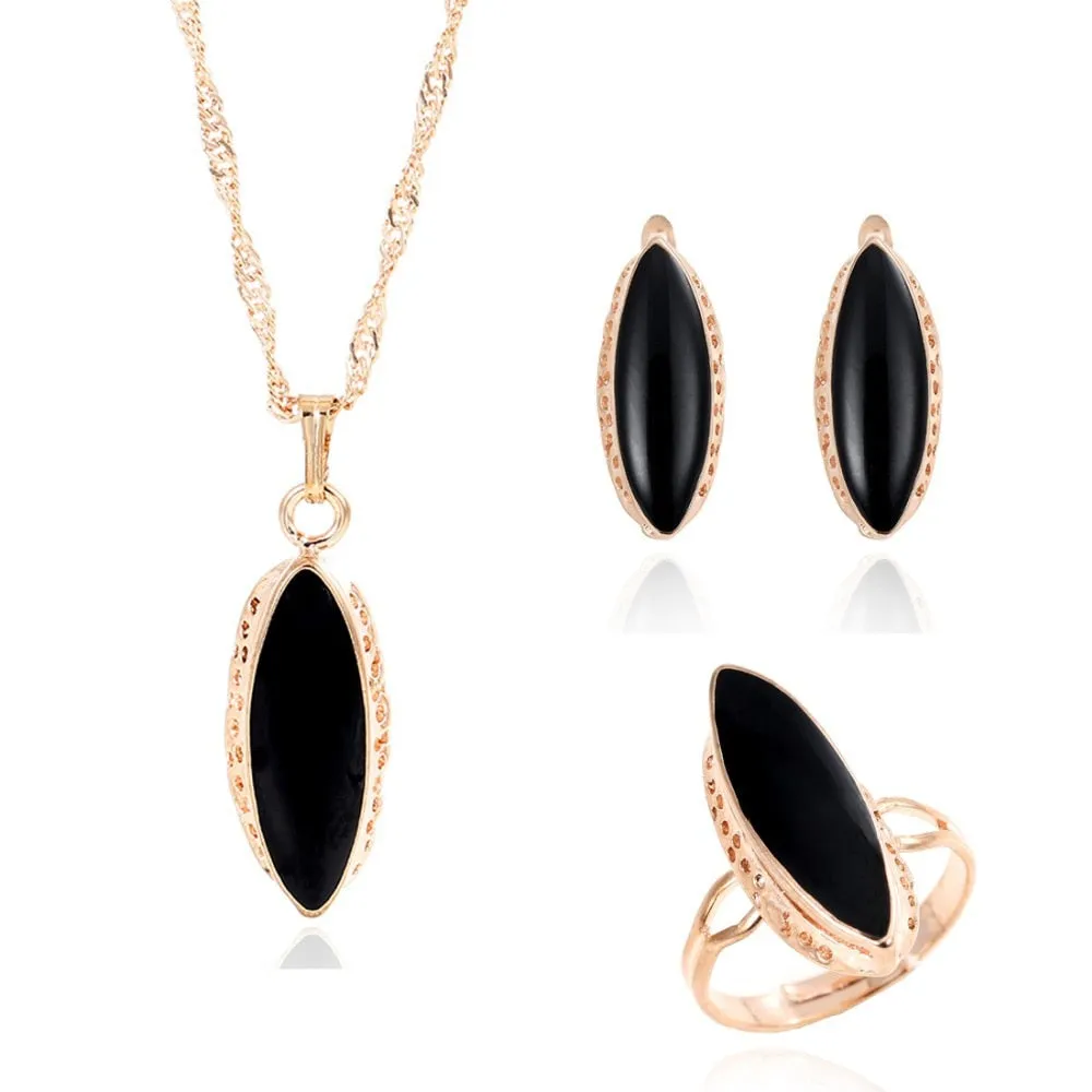 Jewelry sets african bridal gold color necklace