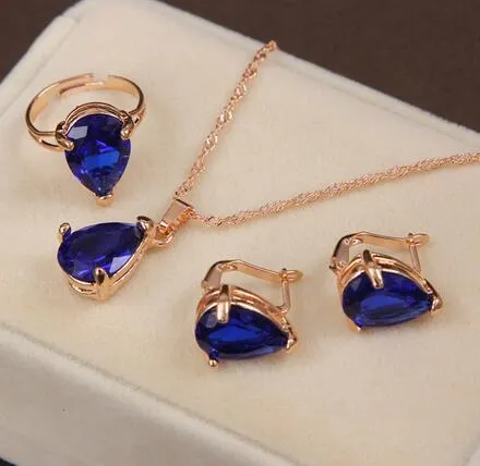 Jewelry sets african bridal gold color necklace