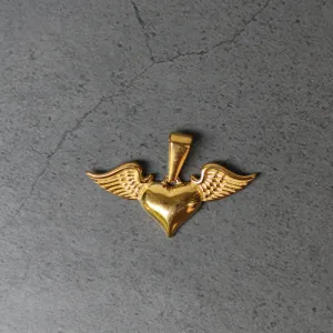 Just Lil Things Artificial Angel Heart Charms  JLTCH0032
