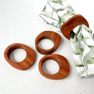 Kiaat Napkin Rings