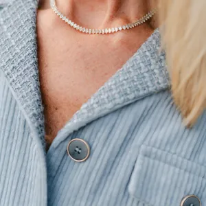 Kim Diamond Tennis Necklace