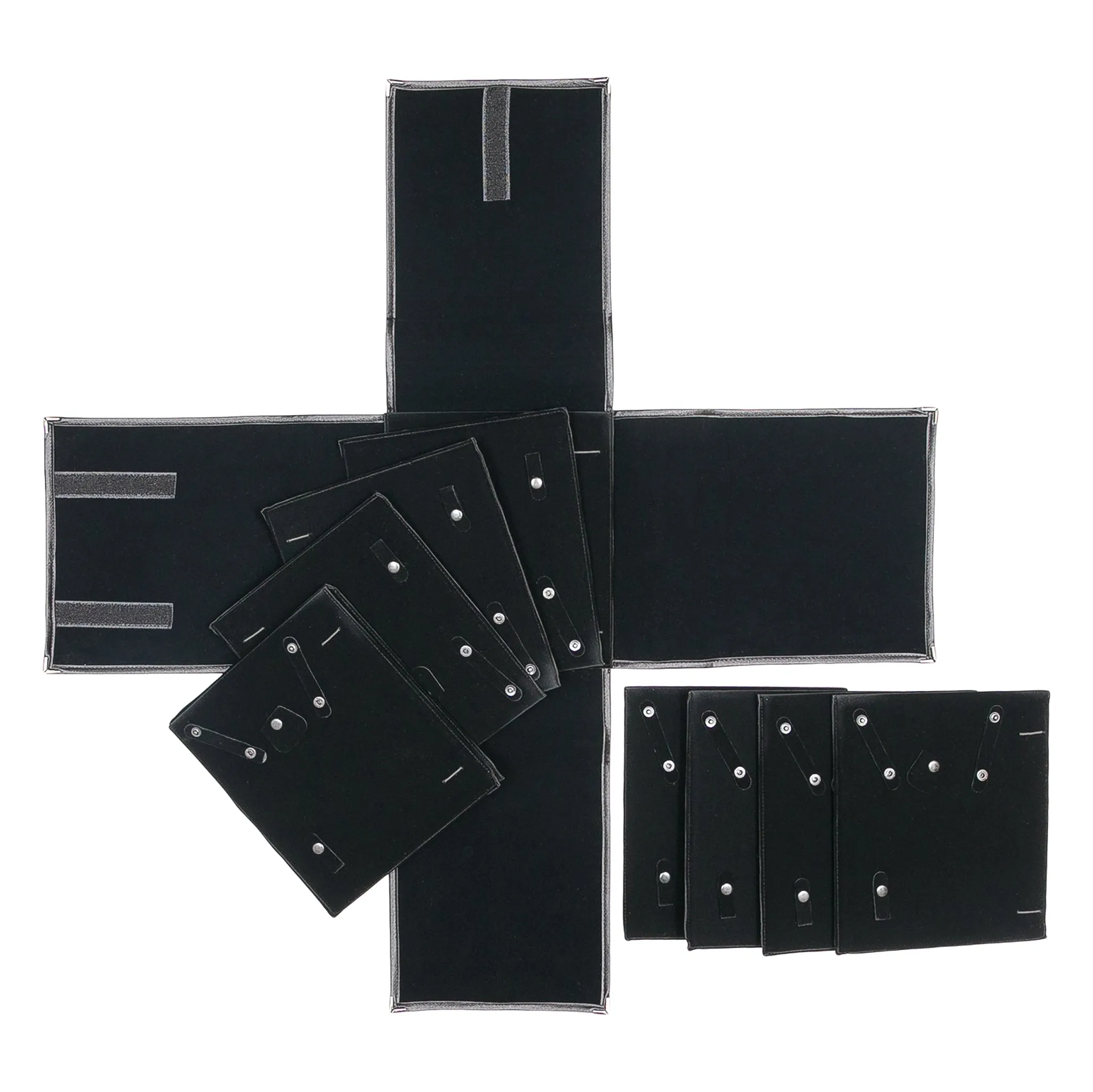 Large Necklace Set Storage Roll Black